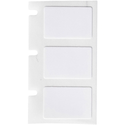 Brady BM-11-499 Label, 0.5 in L x 0.75 in W, White, Nylon Cloth