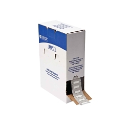 Brady BM-187-1-342 PermaSleeve Heat Shrink Wire and Cable Label, 1 in L x 0.335 in W, White, Polyolefin
