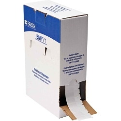 Brady BM-29-427 Self-Laminating Wrap Around Wire and Cable Label, 0.5 in L x 0.5 in W, Vinyl