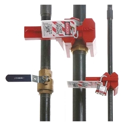 Brady BS07A-BU Ball Valve Lockout