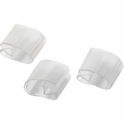 Brady DuraSleeve DMC-8/16-15 Wire Marking Carrier, 15 mm L x 0.59 in W, Clear