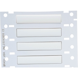 Brady LSZH-187-2-WT Wire Marker Sleeve