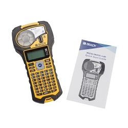 Brady M210 Label Maker, 0.75 in W Tape, 6 - 40 pt Font, Monocolor LCD Screen Display