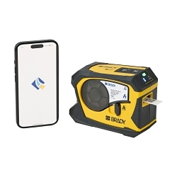 Brady M211 Label Printer, 0.75 in W Tape, 4 - 150 pt Font