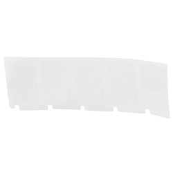 Brady M4-47-427 Self-Laminating Wire and Component Label, 25.4 mm W, Black on White/Clear, B-427 Vinyl