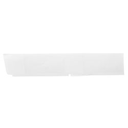 Brady M4-51-427 Self-Laminating Wire and Component Label, 25.4 mm W, Black on White/Clear, B-427 Vinyl