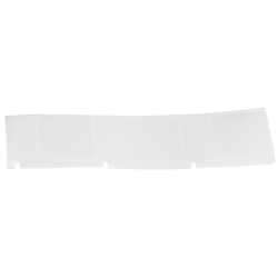 Brady M4-91-427 Self-Laminating Wire and Component Label, 1 in W, Black on White/Clear, B-427 Vinyl