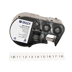 Brady M4C-318-498 Repositionable Wire and Component Label