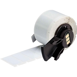 Brady M6-17-473 Electrostatic Dissipative Circuit Board Label, 1 in L x 0.5 in W, White, Polyester