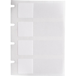 Brady M6-29-417 Self-Laminating Aggressive Adhesive Wire and Cable Label, 0.5 in W, White/Clear, Vinyl