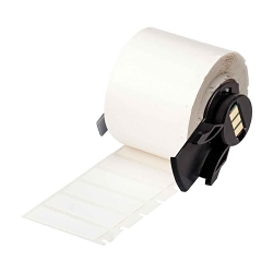 Brady M6-29-499 Aggressive Adhesive Multi-Purpose Label, 0.5 in L x 1.5 in W, White, Nylon Cloth