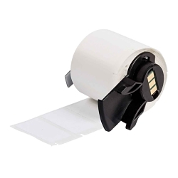 Brady M6-30-499 Aggressive Adhesive Multi-Purpose Label, 1.5 in L x 0.75 in W, White, Nylon Cloth