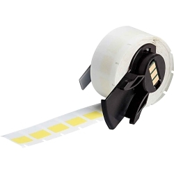 Brady M6-11-427-YL Self-Laminating Wrap Around Wire and Cable Label, 0.5 in W, Vinyl, 500 Labels