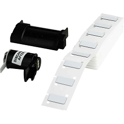 Brady M6-171-593 Raised Panel Label, 1.06 in L x 0.5 in W, White