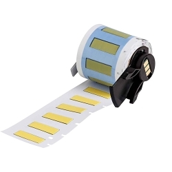 Brady M6-187-1-342-YL PermaSleeve Heat Shrink Wire and Cable Label, 1 in L x 0.335 in W, Yellow, Polyolefin