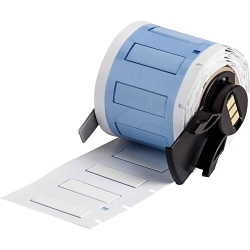 Brady M6-187-1-342-WT PermaSleeve Heat Shrink Wire and Cable Label, 1 in L x 0.335 in W, White, Polyolefin