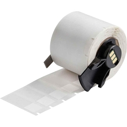 Brady M6-29-427 Self-Laminating Wrap Around Wire and Cable Label, 0.5 in L x 0.5 in W, Vinyl