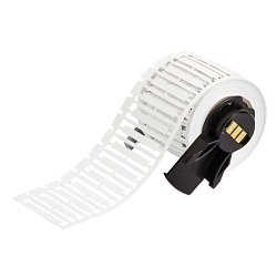 Brady M6-30-390 Label, 1.18 in L x 0.163 in W, White, Polypropylene
