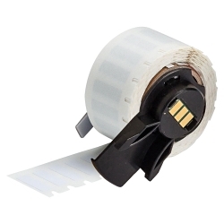 Brady M6-9-473 Electrostatic Dissipative Circuit Board Label, 0.65 in L x 0.2 in W, White, Polyester