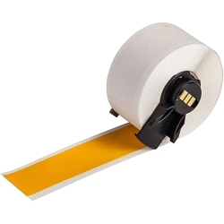 Brady M6C-1000-439-YL Multi-Purpose Label Tape, 50 ft L x 1 in W, Yellow, Vinyl