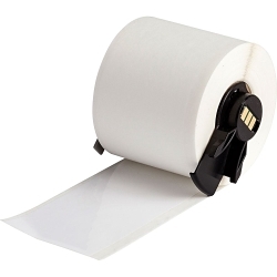 Brady M6C-2000-595-WT All Weather Permanent Adhesive Label Tape, 50 ft L x 2 in W, White, Vinyl