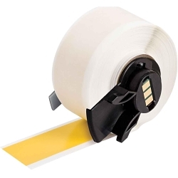 Brady M6C-500-439-YL Multi-Purpose Label Tape, 50 ft L x 0.5 in W, Yellow, Vinyl