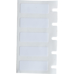Brady M7-10-423 Label, 0.75 in W, White, Polyester, 750 Labels