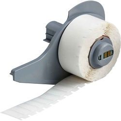 Brady M7-10-498 Label, 0.25 in W, White, Vinyl Cloth, 750 Labels