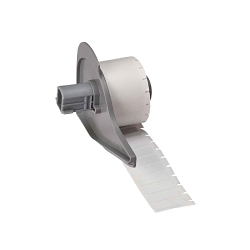 Brady M7-15-423 Label, 1 in W, White, Polyester, 750 Labels