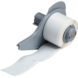Brady M7-20-486 Label, 1 in W, Light Gray, Polyester