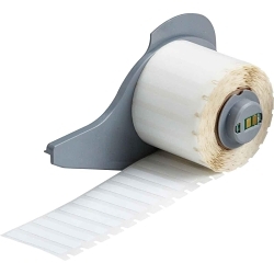 Brady M7-28-499 Label, 1.5 in W, White, Nylon Cloth, 750 Labels