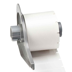 Brady M7-29-427 Self-Laminating Wrap Around Wire and Cable Label, White/Clear, Vinyl, 500 Labels