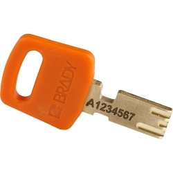 Brady ALU-ORG-76ST-KA3PK Lockout Padlock