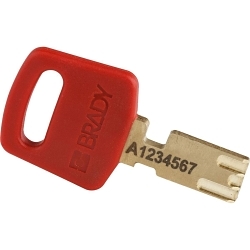 Brady ALU-RED-76ST-KA3PK Lockout Padlock