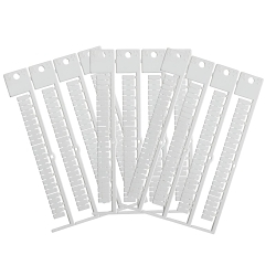 Brady SA1226 BradyJet Terminal Block Tag, 10 mm H x 4 mm W, Inkjet Receptive Polycarbonate, White