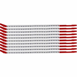 Brady Clip-Sleeve SCN10-H SCN Pre-Printed Wire Marker