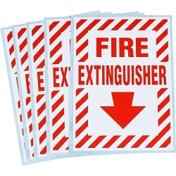 Brady SV090E Fire Extinguisher Label