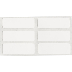 Brady B33-37-489 B33 Die-cut Permanent Rubber-based Adhesive Label, 0.5 in H x 1.5 in W, Polyester