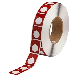 Brady THTEP-167-593-5RD Raised Panel Pushbutton Label