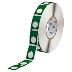 Brady THTEP-168-593-5GN Raised Panel Pushbutton Label