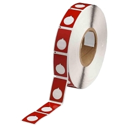 Brady THTEP-168-593-5RD Raised Panel Pushbutton Label