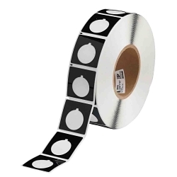 Brady THTEP-169-593-5BK Raised Panel Pushbutton Label