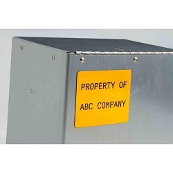 Brady THTEP-177-593-5YL Raised Panel Label