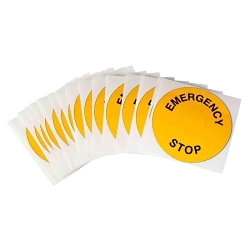Brady THTEP-197-593YL E-Stop Label