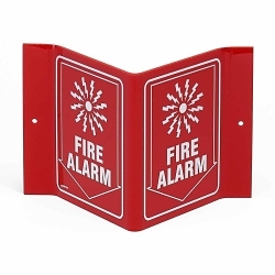 Brady V1FL15A Fire Alarm Sign