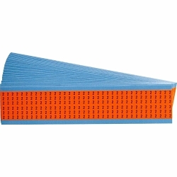 Brady WM-2-OR-PK Wire Marker Card