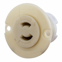 Hubbell 7468NCR Locking Receptacle
