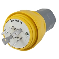 Hubbell HBL26W76 Locking Plug