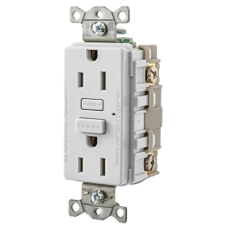 Hubbell GF15W Wiring Device-Kellems Hubbell-Pro Gfci Receptacle