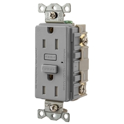 Hubbell GFTW15GY Gfci Receptacle